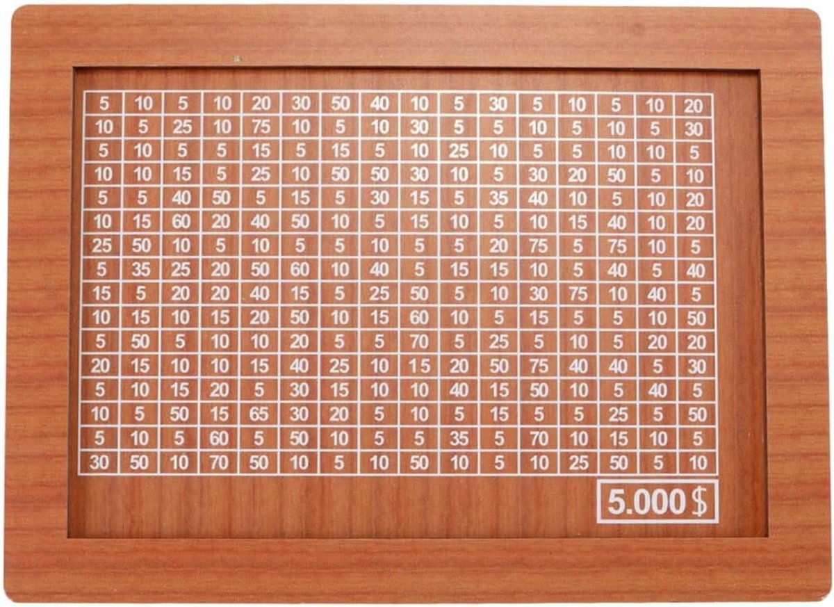 Houten spaarpot met spaarteller en uitwisbare pen – Ideale retro geldkluis voor volwassenen en kinderen, perfect voor sparen