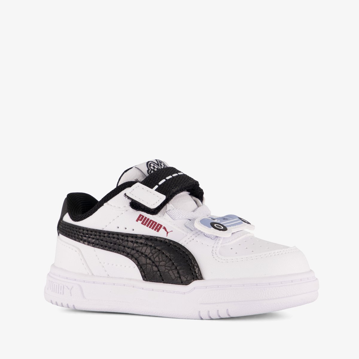 Puma Caven III Racing Crew AC+ INF kinder sneakers – Uitneembare zool Wit