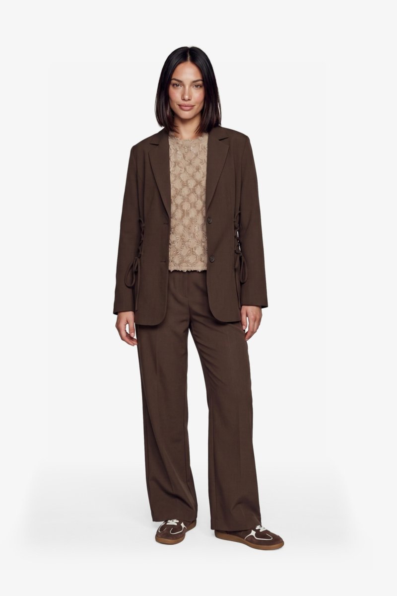 Fluresk Broek Javi Pant 26nzf28 514 Dark Chocolate Dames Maat - W36