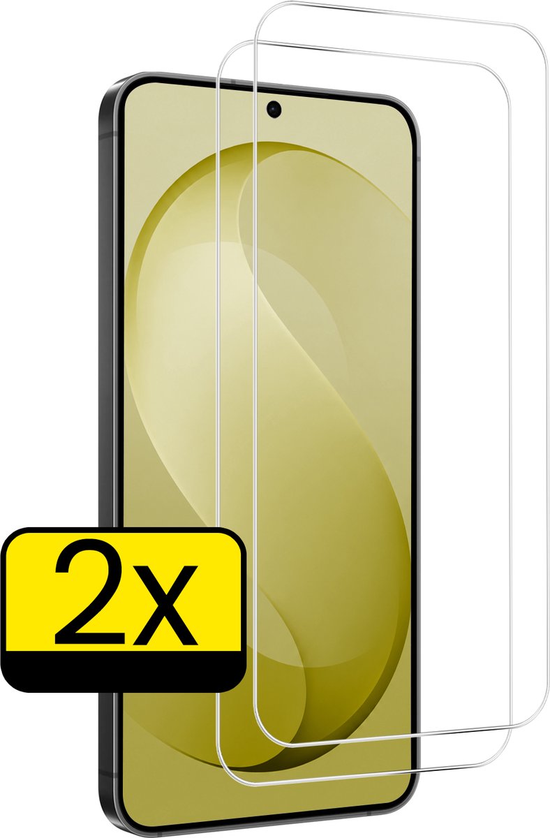 Screenprotector - Geschikt voor Samsung Galaxy S26 FE - 2 Stuks - Extra Sterk - Beschermglas - Gehard Glas - Tempered Glass - Screen Protector