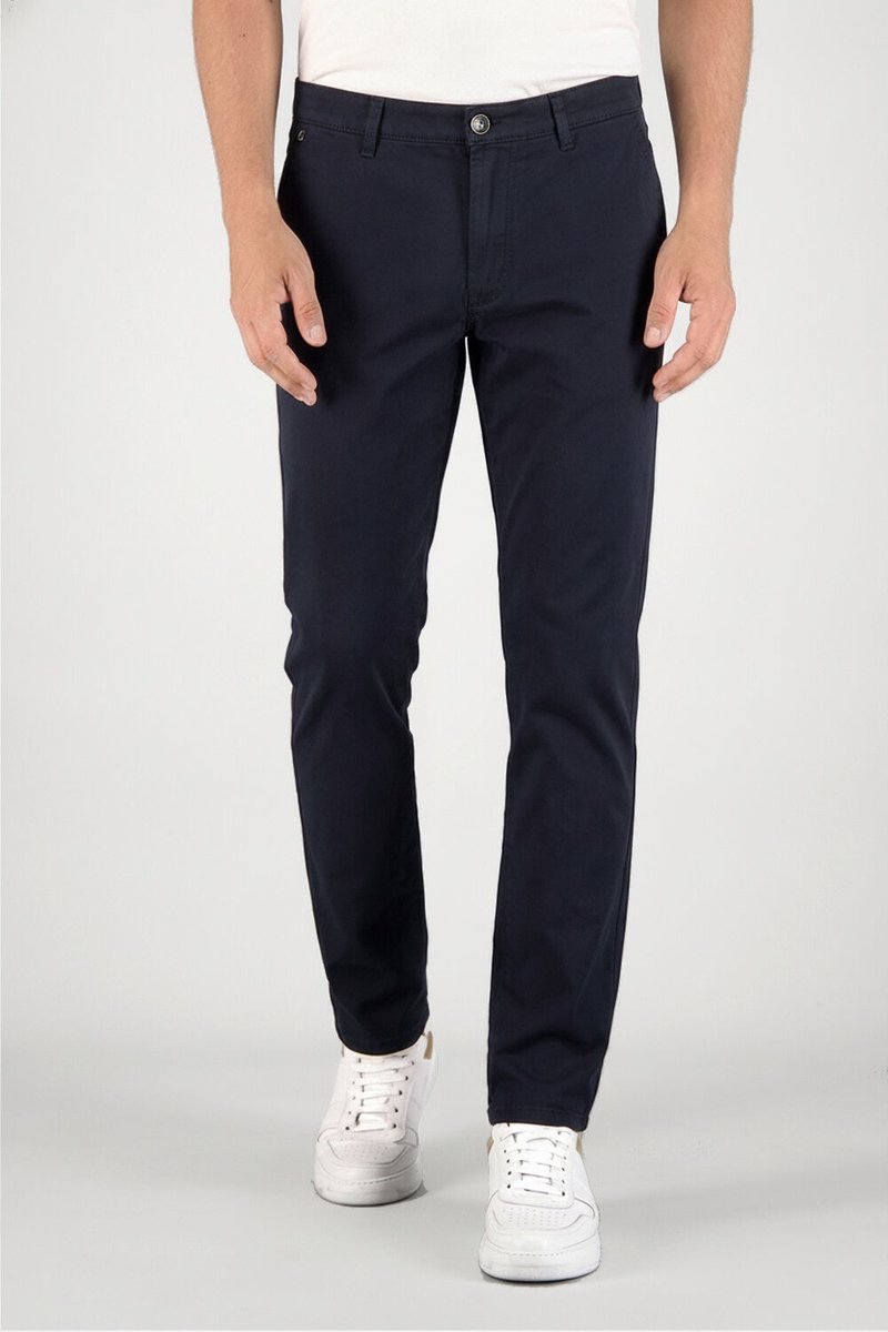 gardeur BENITO – Chino Modern Fit – comfortabel, katoensatijn & onderhoudsvriendelijk