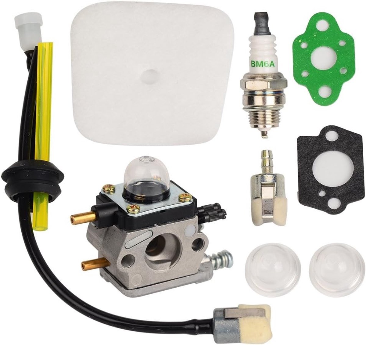 Carburateur met Luchtfilter, Pakking en Brandstof Repower Kit voor Echo 2-Takt Mantis Tuinmachines en Cultivators
