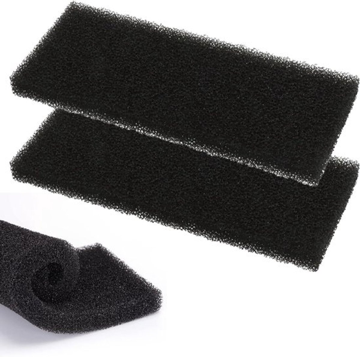 Allecto Plus - Filterspons 2 stuks voor Aquarium en Vijver - Filtermat en