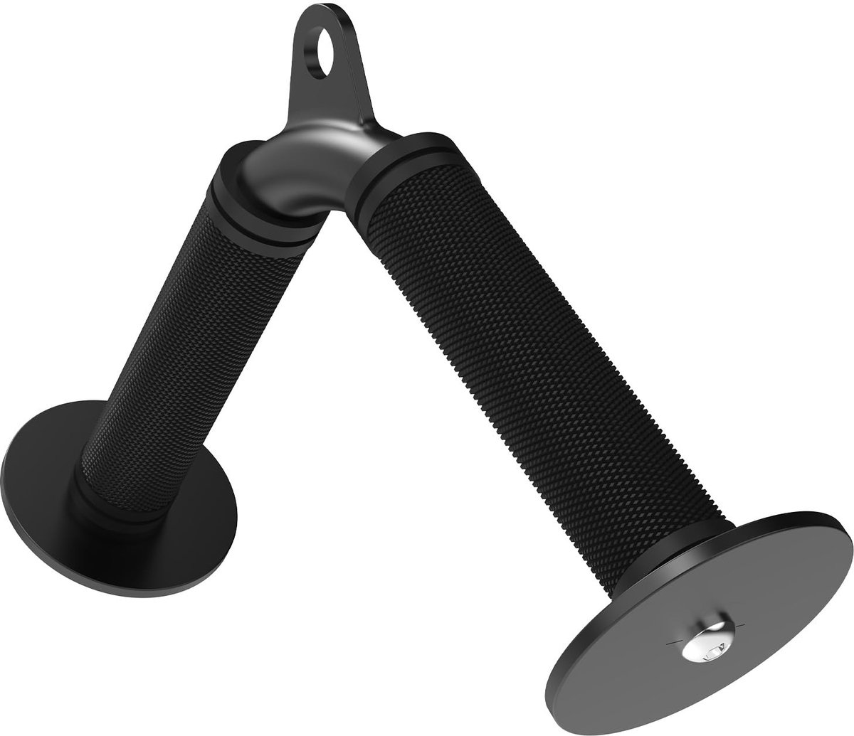 Triceps V-greep Kabeltrek Opzetstuk - Met antislip rubberen handvat - Voor fitness kabelmachine en armtraining