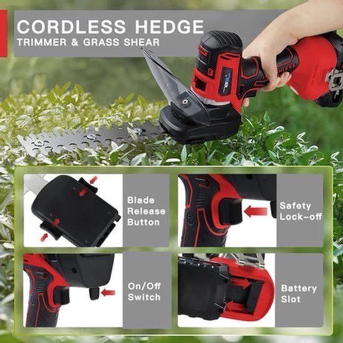 Multitool – Multifunctionele Tool – Accu Gereedschap – All-in-One Tool – Elektrisch Multifunctioneel – 18V Brushless Motor – 12-in-1 Opzetstukken