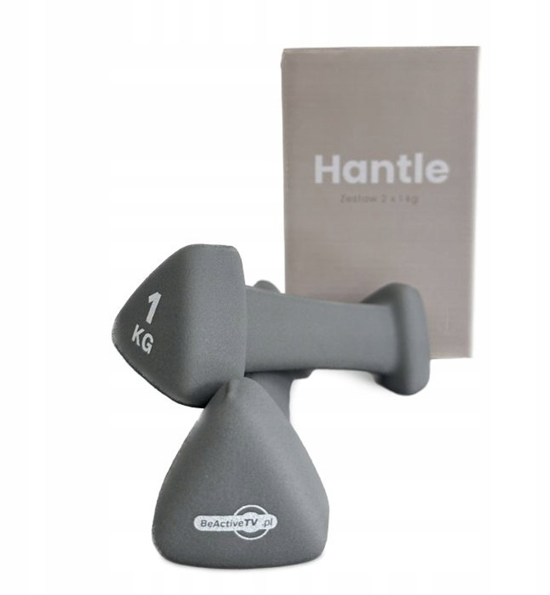 BeactiveTv Vinylhouders 2x1 kg - Ergonomische geluidstraining