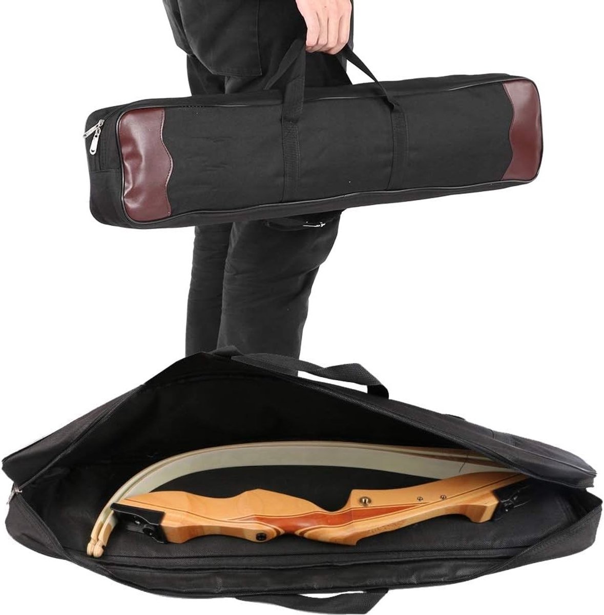 Outdoor Recurve Boog Opbergtas met Verstelbare Schouderband voor Handig Transport en Bescherming