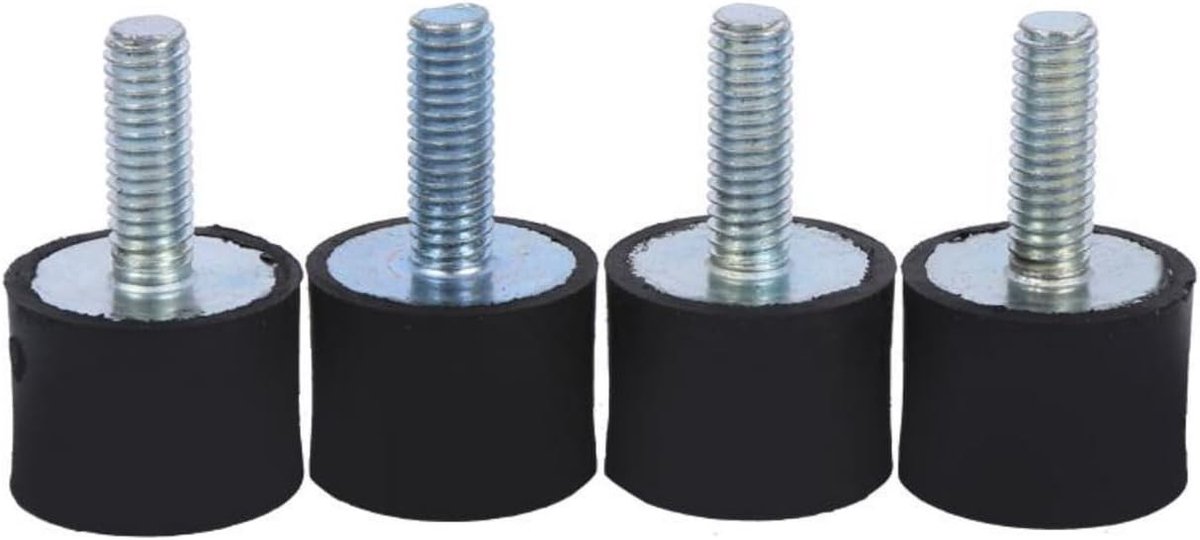 Rubber Buffers M6 voor Schokabsorptie en Anti-Vibratie, Ideaal voor Diverse Toepassingen