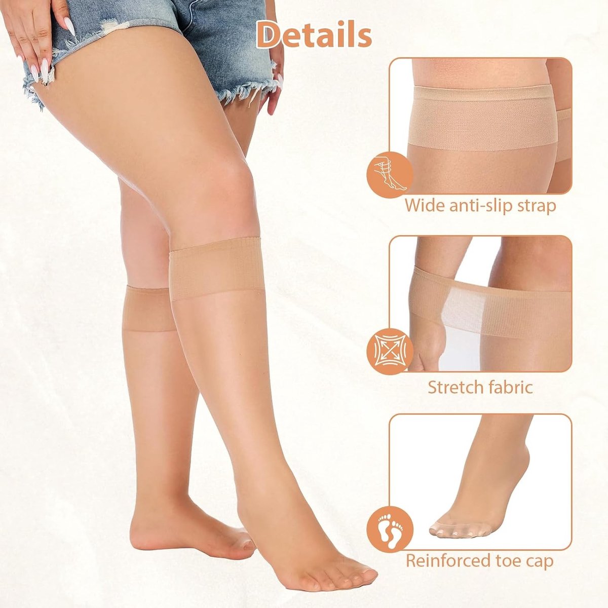 Kniekousen voor dames in grote maten - Comfortabele en stijlvolle sokken voor elke gelegenheid