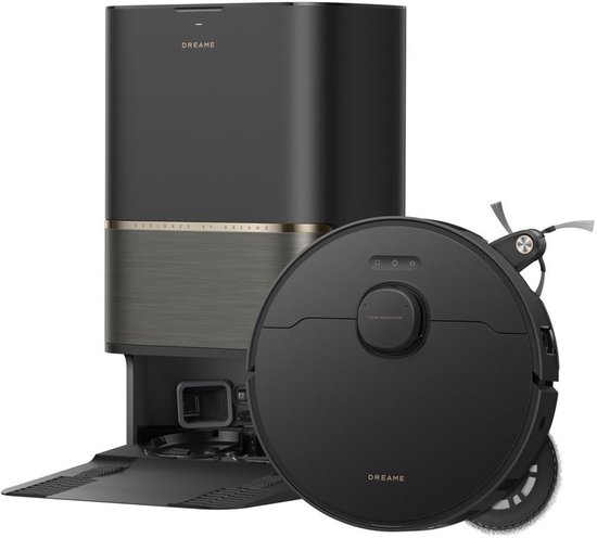 Dreame Robotstofzuiger L50s Pro Ultra - Robotstofzuiger met dweilfunctie - Automatisch Leegstation - 30.000 Pa zuigkracht - Geschikt voor huisdierharen - DryBoard - Zwart