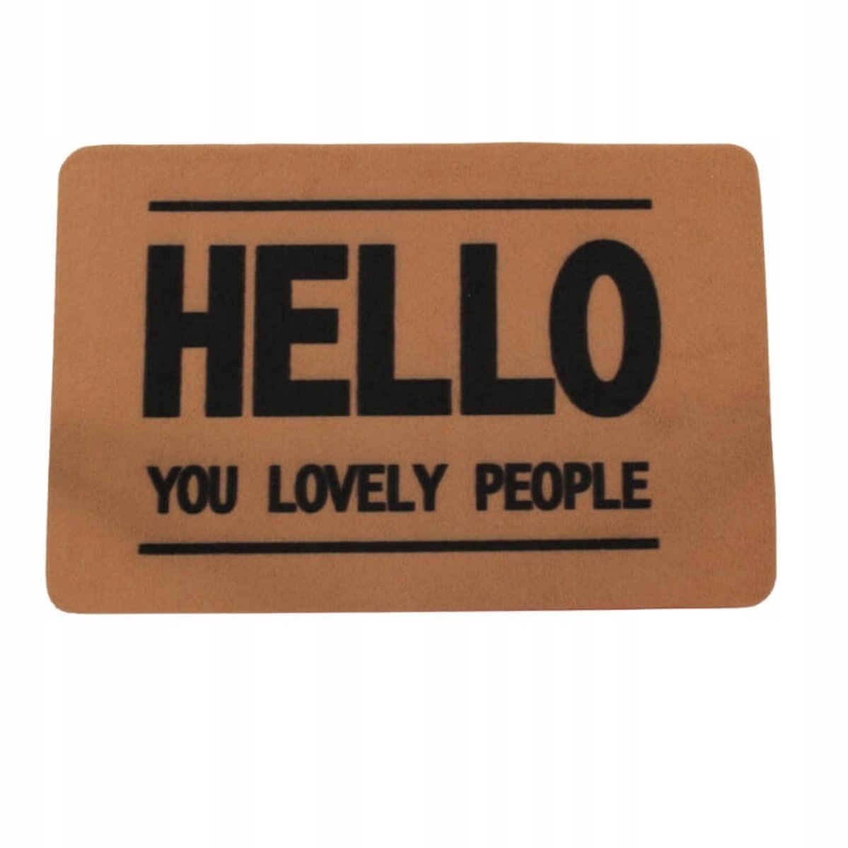 Antislip Deurmat 40x60 cm "HELLO YOU LOVELY PEOPLE"