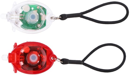 Dunlop Led-veiligheidsverlichting, rood en wit, voor nachtuitstapjes — afbeelding 4