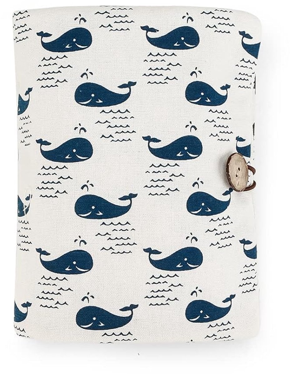 Draagbare vochtige doekjes tas, reisdoekjes dispenser houder luier tas doekjes tas container opbergdoos herbruikbare doekjes doos draagtas (walvis)