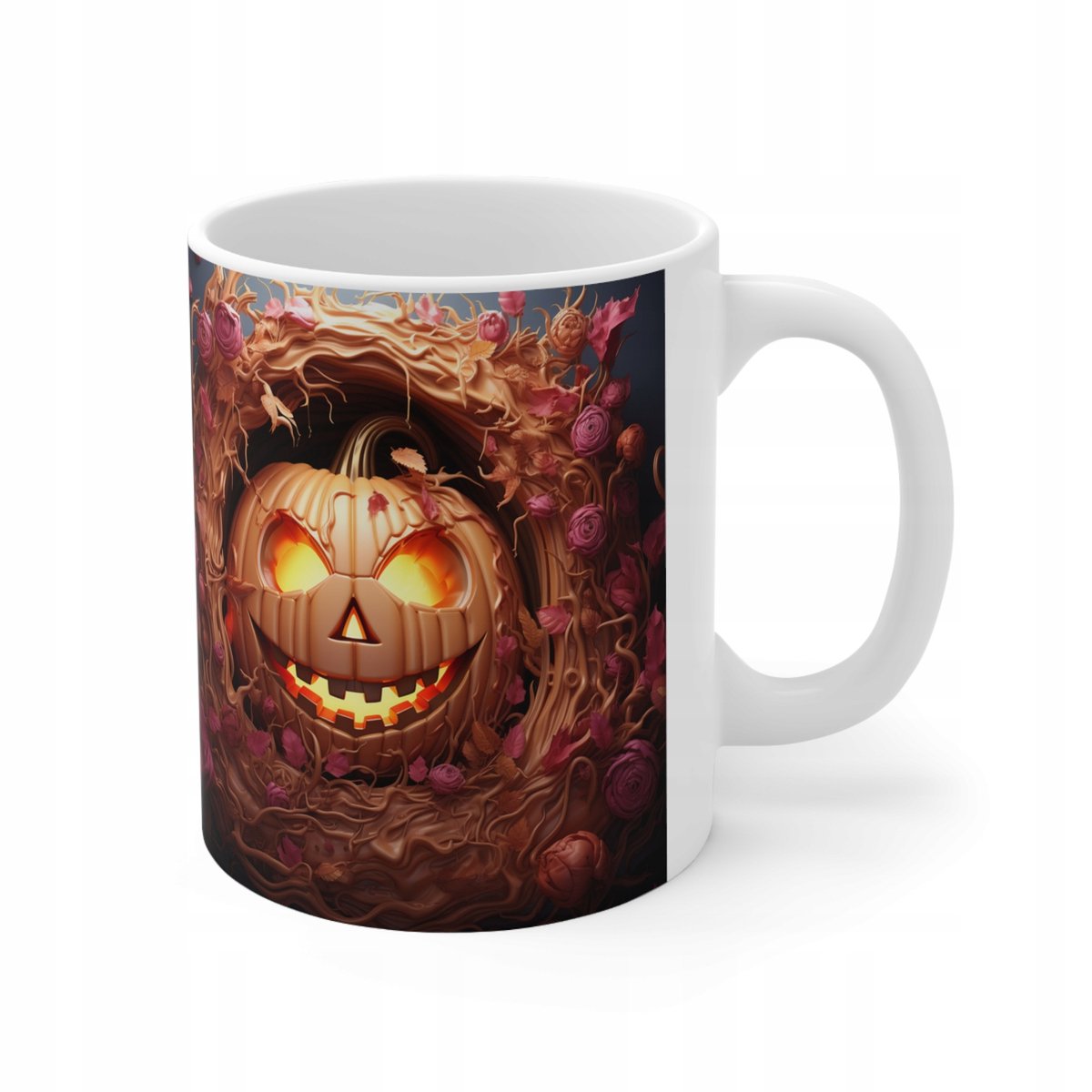 Halloween 3D Pompoen Mok - Uniek Cadeau
