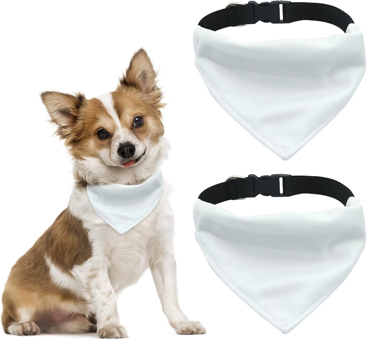 Hondenbandana - Set van 2 - Polyester - Wasbaar
