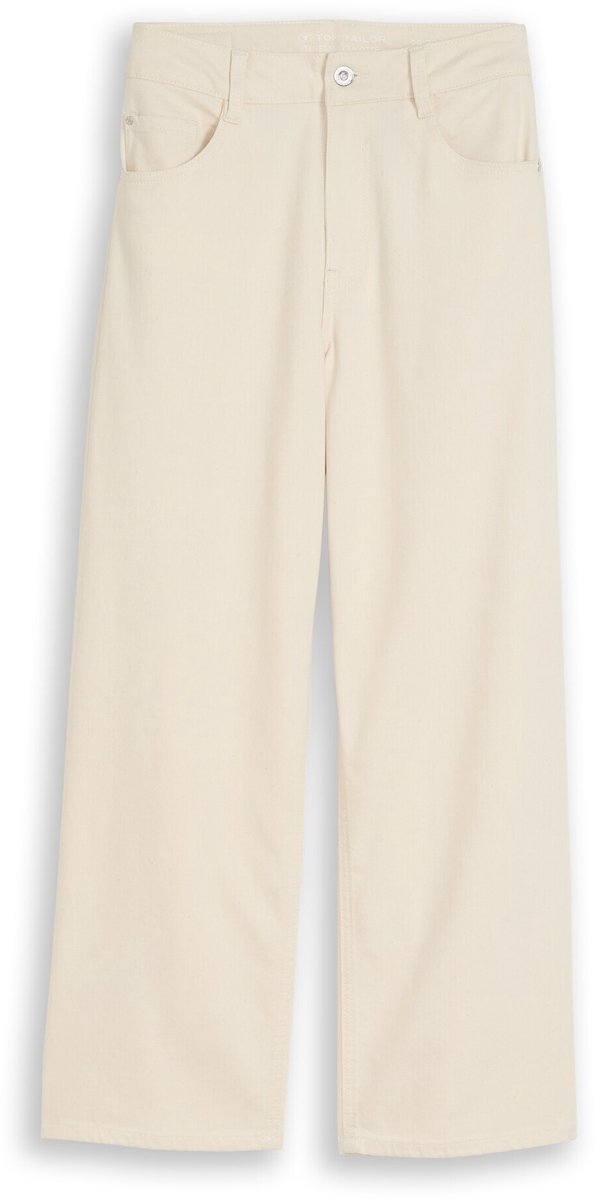 Tom Tailor - TTNELMA CULOTTE jeans - Maat 30/28 - raw offwhite denim