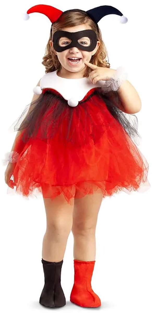 VIVING COSTUMES / JUINSA - Miss Harlequin-kostuum voor baby's - 1-2 jaar