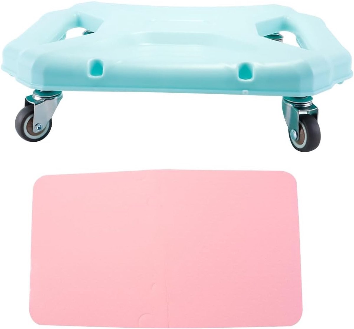 Abdominal Trainer met Glijdende Schijf en Kniepad, 360 Graden Rotatie, Stabiele Wielen voor Effectieve Yoga en Core Training tot 200 kg