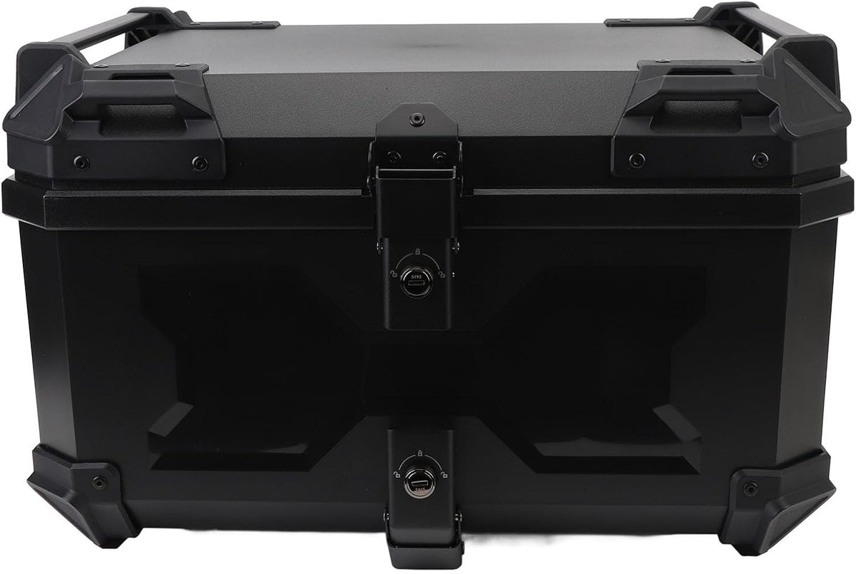 Ruime 58L Motorfiets Top Case met Veiligheidsvergrendeling, Snelle Bevestiging, Waterdicht en Universele Pasvorm, Ideaal voor Reis en Opslag