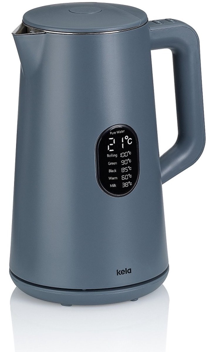 Santos waterkoker, donkergrijs, 1,5 l