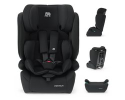 Deryan Carter Basic i-Size - Autostoel - 76-150 cm - 15 maanden tot 12 jaar - Zwart