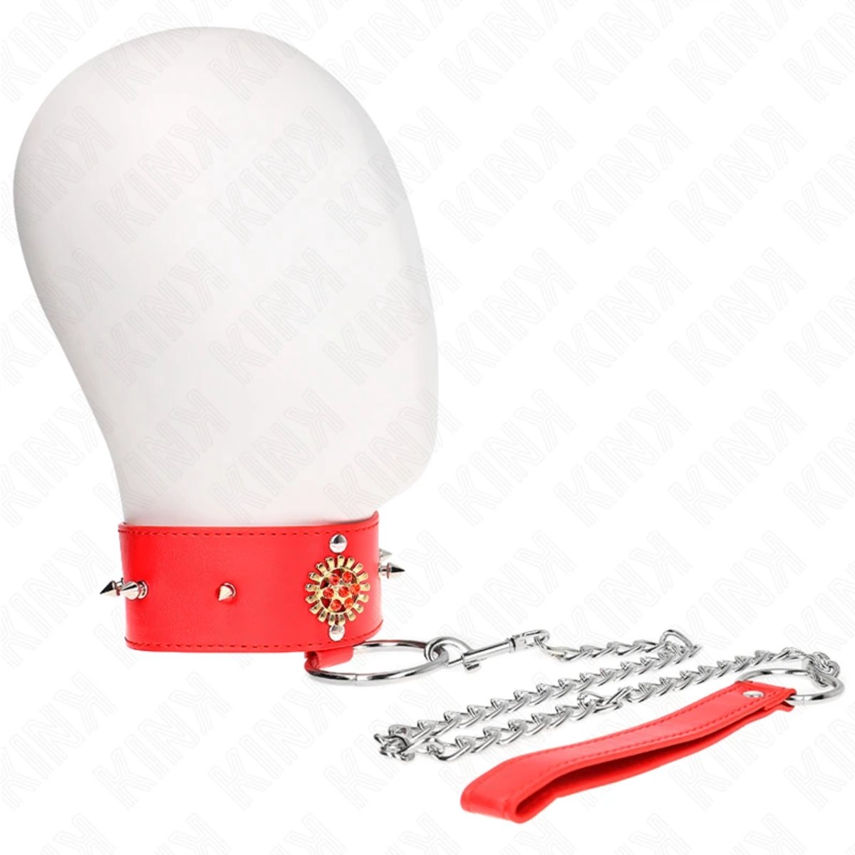 Red Diamond Halsband met Riem