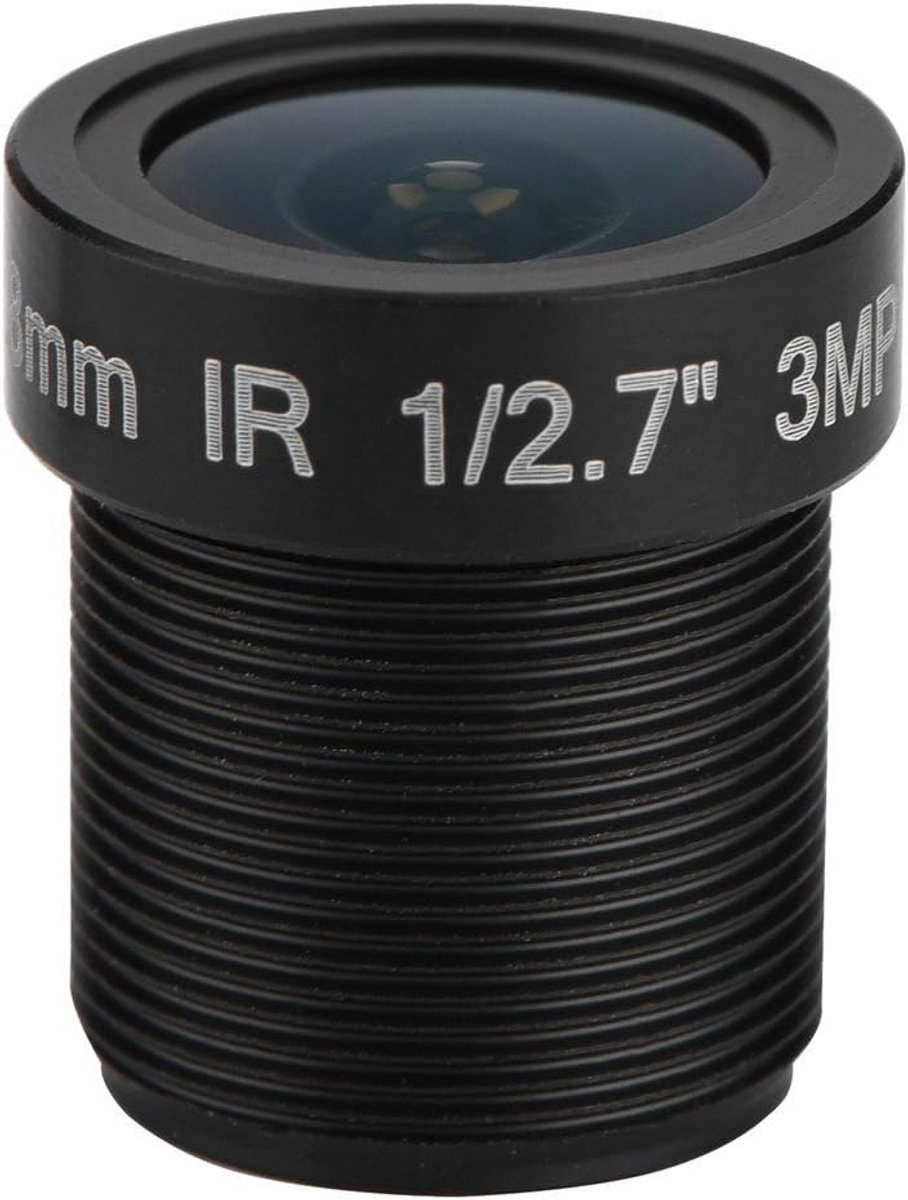 ASHATA Richer-R 2.8mm CCTV Lens, Full Vision 3MP IP Camera HD 1080P IR Lens, M12x0.5 Night Vision, Safety Lens for - ShopVlot