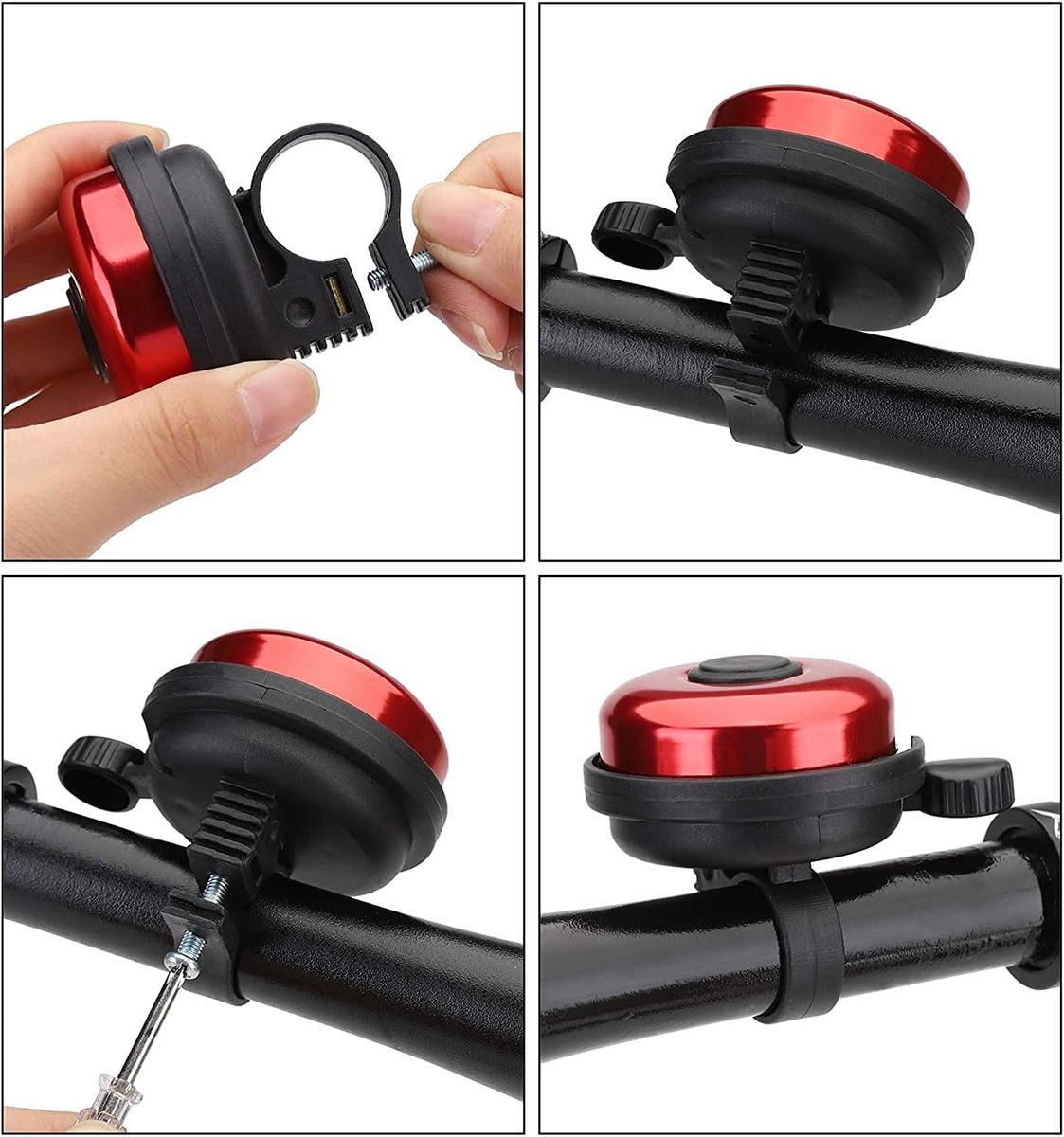 bj TX Bicycle Bell, Retro Loud and Clear, for City Bikes, Mountain Bikes - ShopVlot