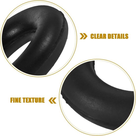 5 Stuks Zwarte Naai Machine Spoel Winder Rubber Band Ringen voor Huishoudelijke Naai Machines, Ideaal voor Singer, Brother en Janome — afbeelding 2