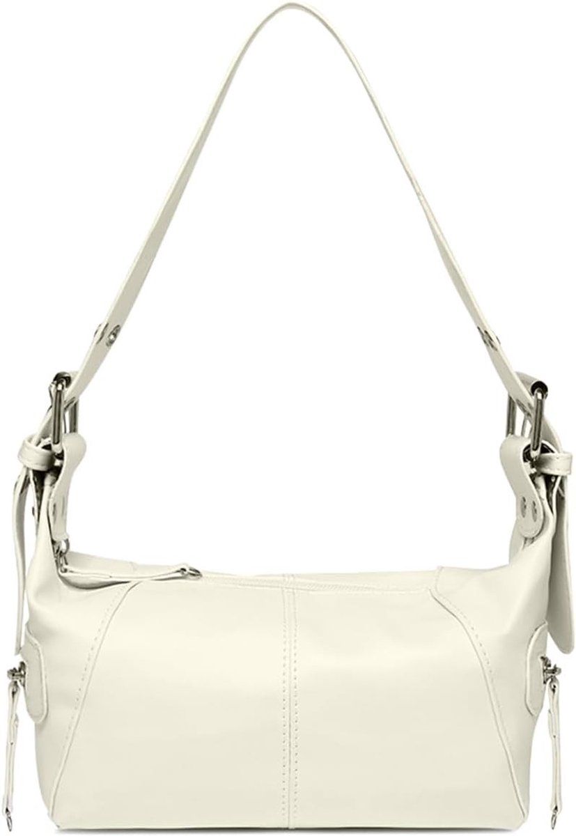 Elegante Dames Schoudertas van PU Leer - Kleine Crossbody Tas met Verstelbare Strap en Telefoonhoesje voor Reizen en Winkelen