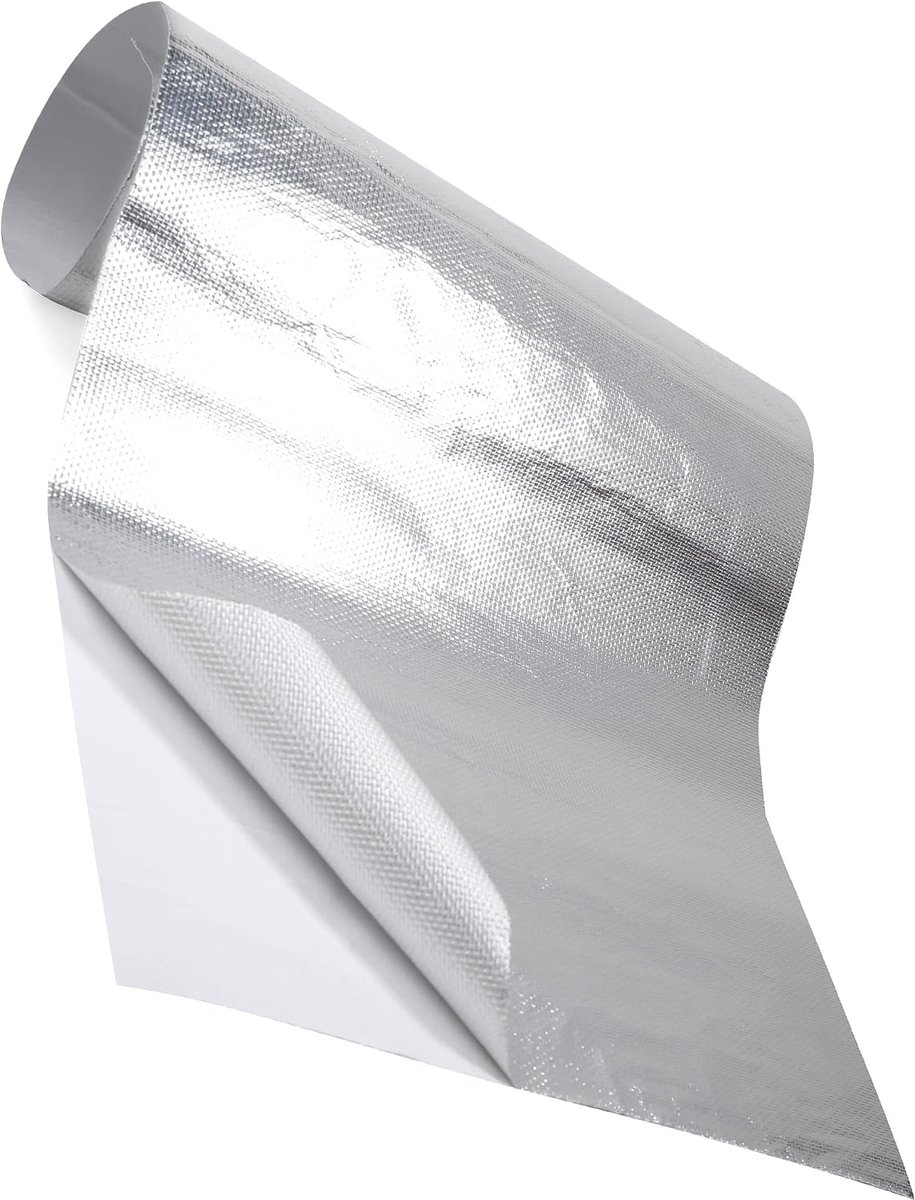 Thermische bescherming met lijm, zelfklevend, warmte-isolerend, voor auto, geschikt voor alle soorten motorfietsen, auto's, vrachtwagens, enz. (30 x 60 cm)