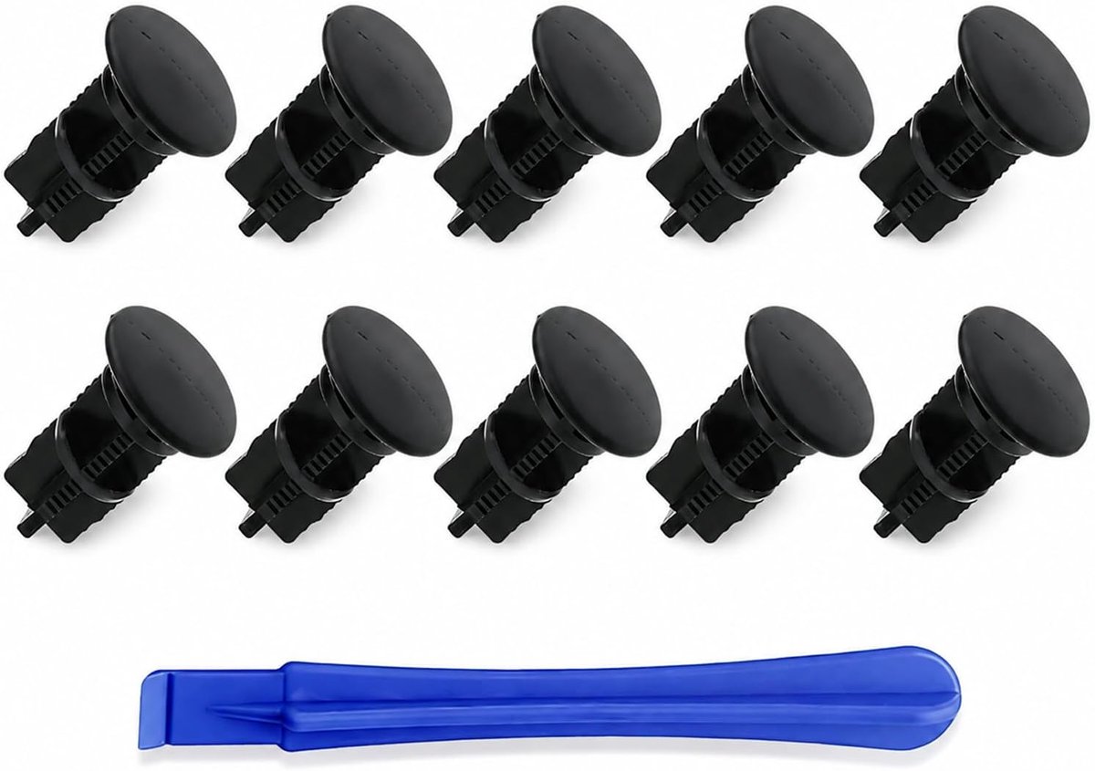 Vuilnisbakslot set, 10 pinnen met borggereedschap