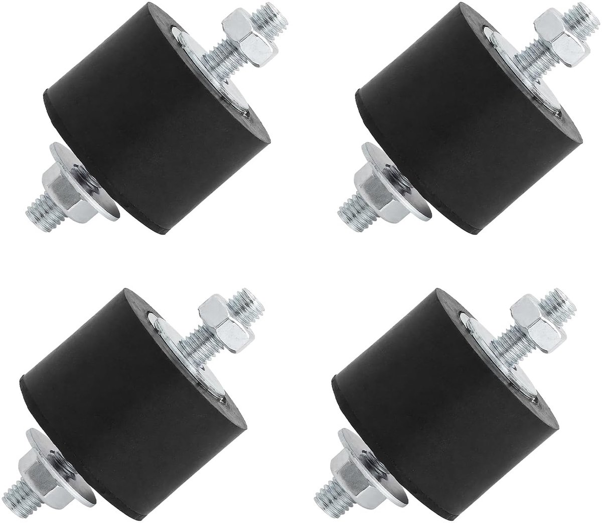 4 stuks rubberen buffers m8 trillingsdempers airconditioning