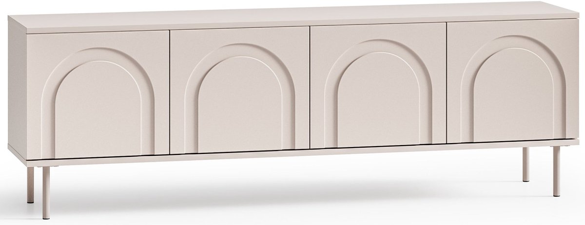 Selsey Orvella – TV-meubel, kasjmiergrijs, 159 cm