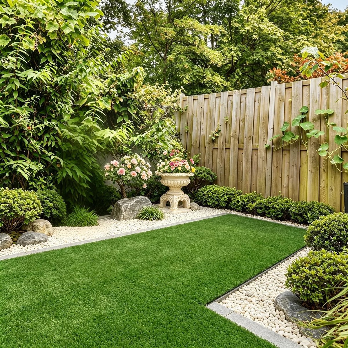 Kunstgras, terrastegels, weerbestendig, gazontapijt, outdoor | Kunstgrastapijt met kliksysteem, grastapijt met drainagerooster, gazonlook, buitenvloer voor tuin, balkon, terras