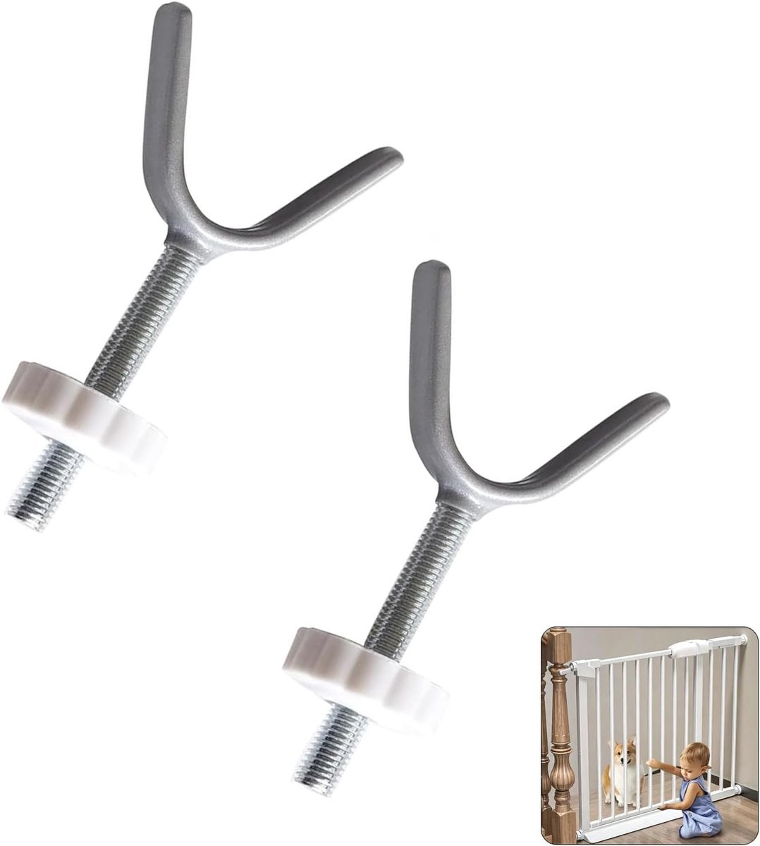 2 stuks drukschroeven Y-spindel drukschroeven M10 trapbeschermingsrooster spindel - ShopVlot