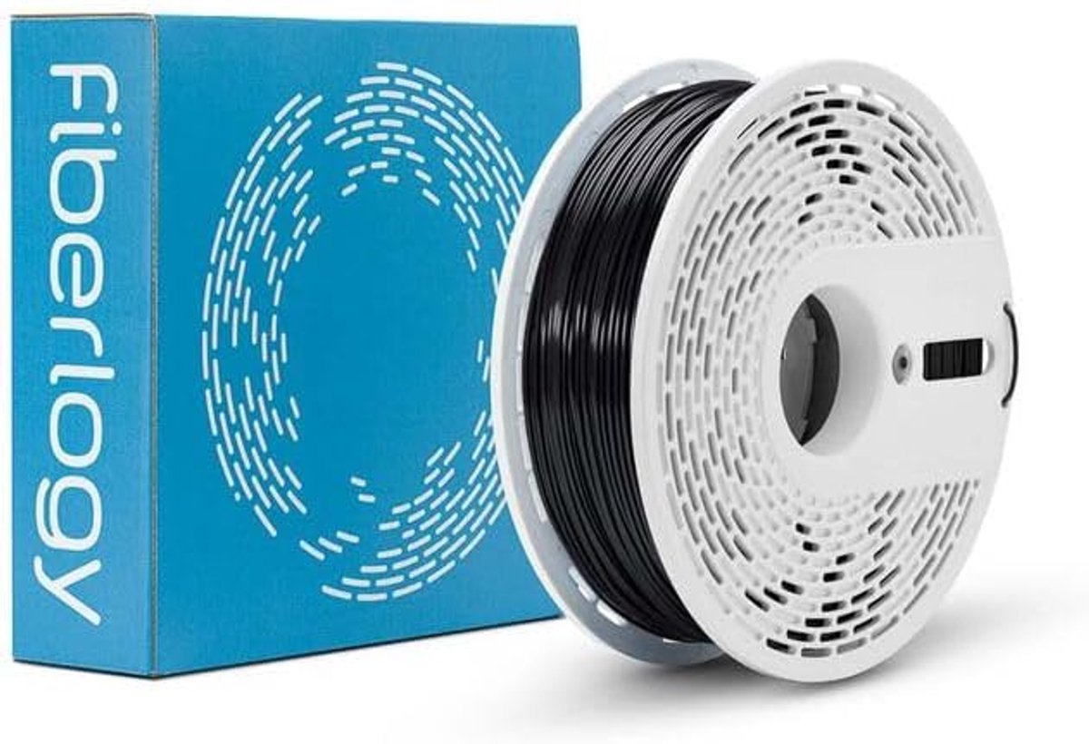 Fiberlogy Easy PET-G Filament, Black, 1.75 mm (± 0.02), 0.85 kg PETG Filament, Made in EU, for Desktop 3D Printers - ShopVlot