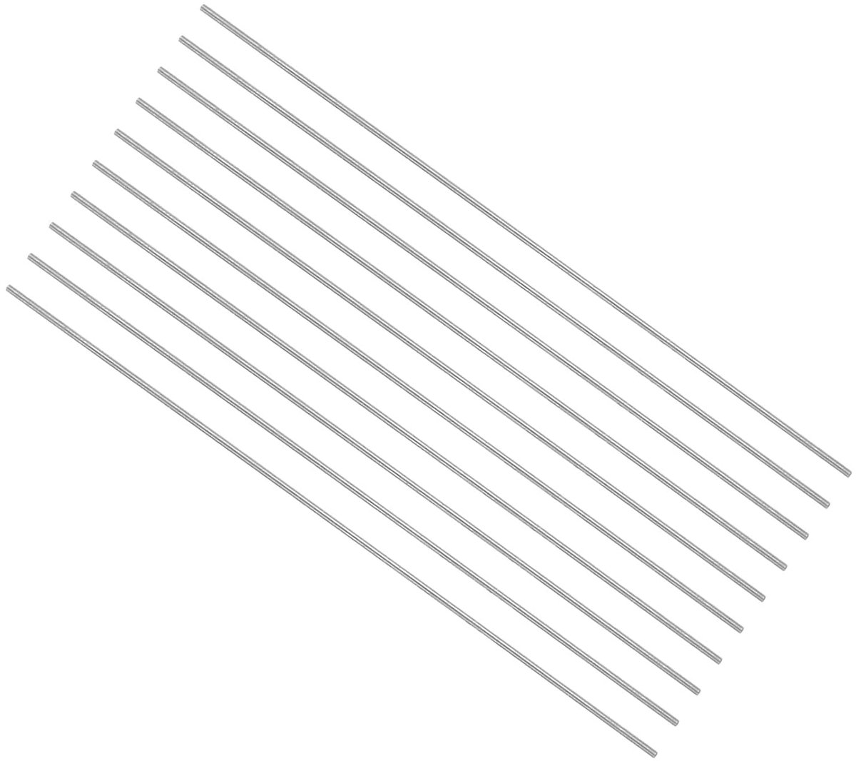 Stang van staal, diameter 0,7 mm, lengte 60 mm, sneldraaistaal voor doe-het-zelf gereedschap, (toepassingen: voor boren, draaimachines, boormachines), 10 stuks