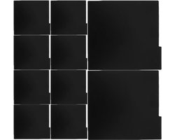 15pcs Vinyl Record Divider - Thick Writable Dividers for DIY Gramophone Records, DVDs, Stable Black Vinyl Storage Organizer for Rack and Collection