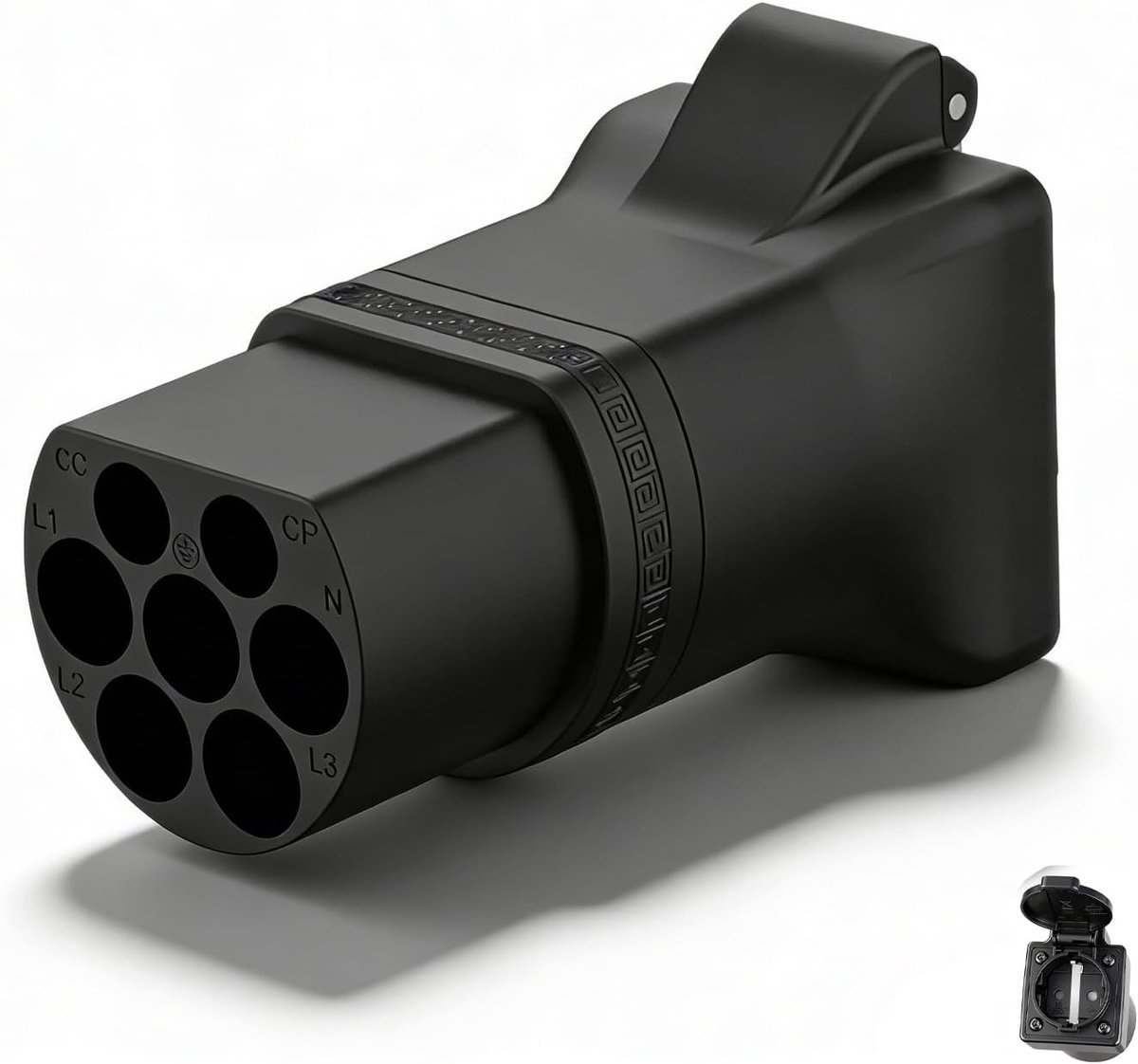 SnelShoppen - Type 2 naar Schuko Electric Car Charging Station Adapter 16A 220V 3.5KW - Ideaal voor Thuis en Publieke Oplaadpunten, Geschikt voor Scoo