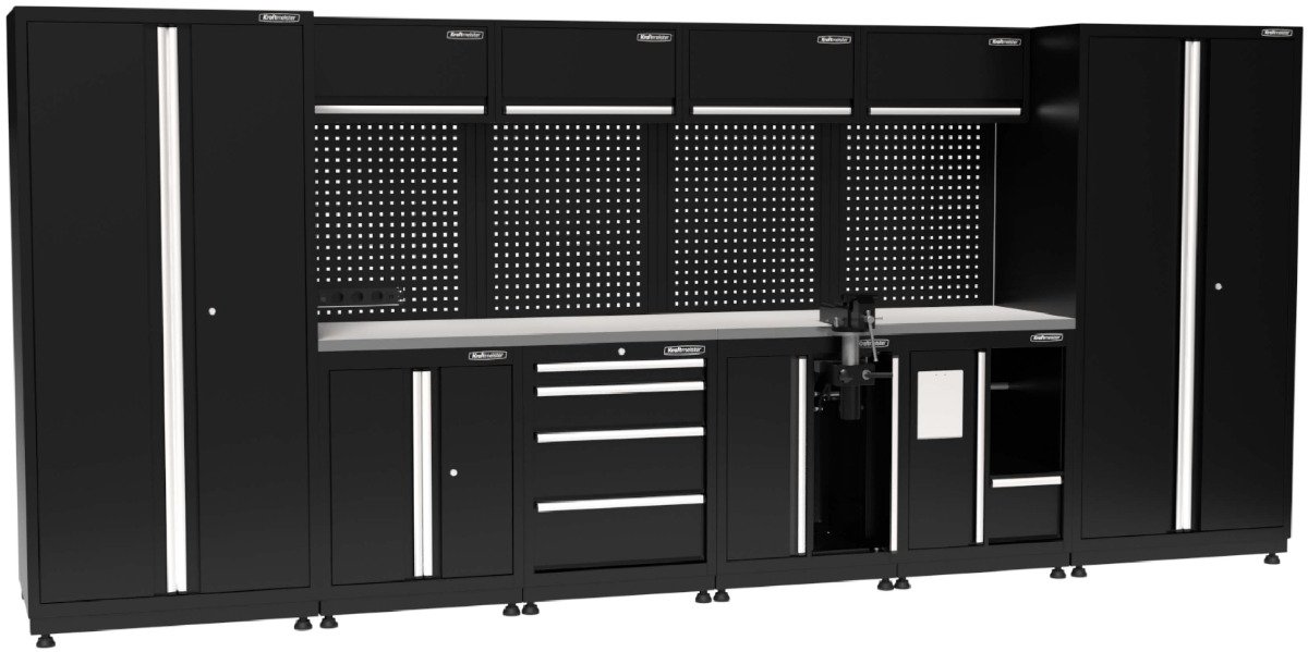 Kraftmeister Pro werkplaatsinrichting Townsville RVS zwart