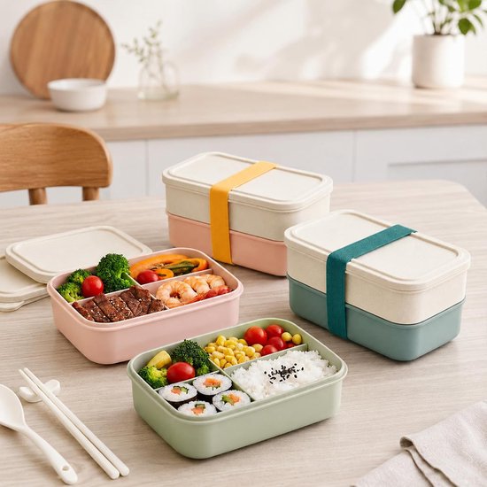 Box Riemen, 5 stuks, lunchbox, band, broodtrommel, bevestigingsriemen, bento box, elastische band, band voor bentoboxen, lunchboxen, elastiek, reserveboxen, accessoires voor school, lunchboxen — afbeelding 4