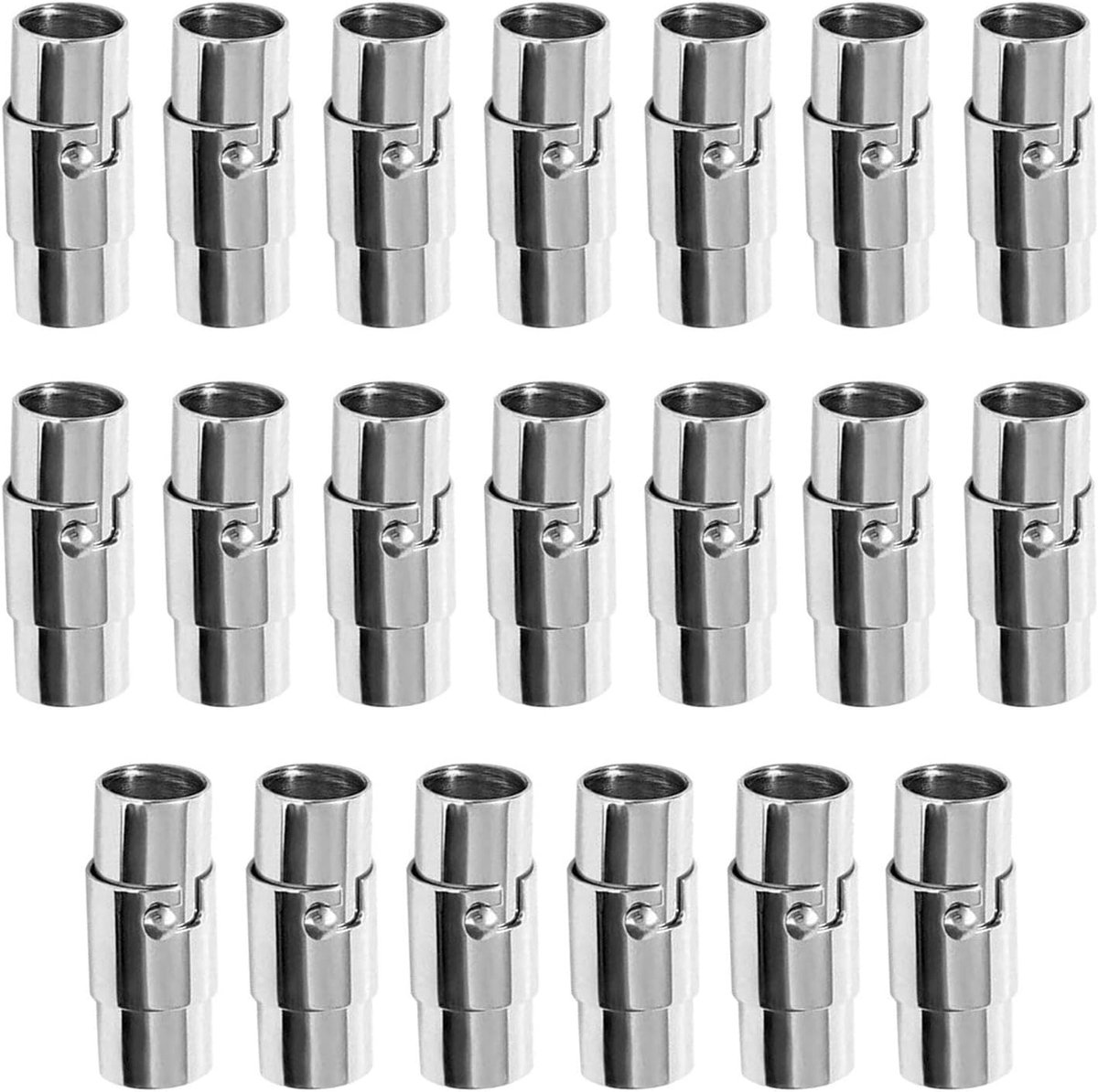20 Safety Buckles with Magnetic Connection, Buckles for Connecting Jewelry, Jewelry Accessories, DIY Jewelry - ShopVlot