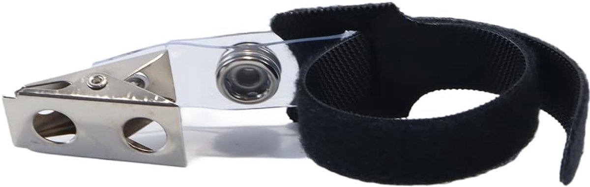 Slanghouder clip 4 stuks - metalen riem sluiting - zwart - veilige slang routing voor ongestoorde ontspanning - ShopVlot