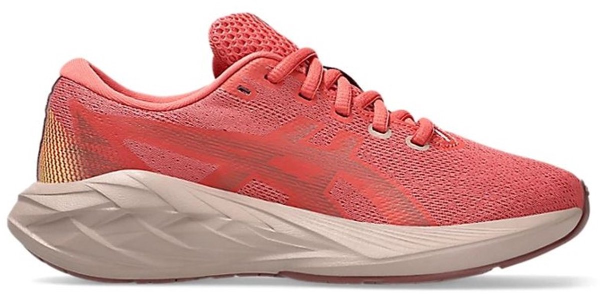 ASICS Novablast 5 GS hardloopschoenen Donkerroze klei puin 33.5