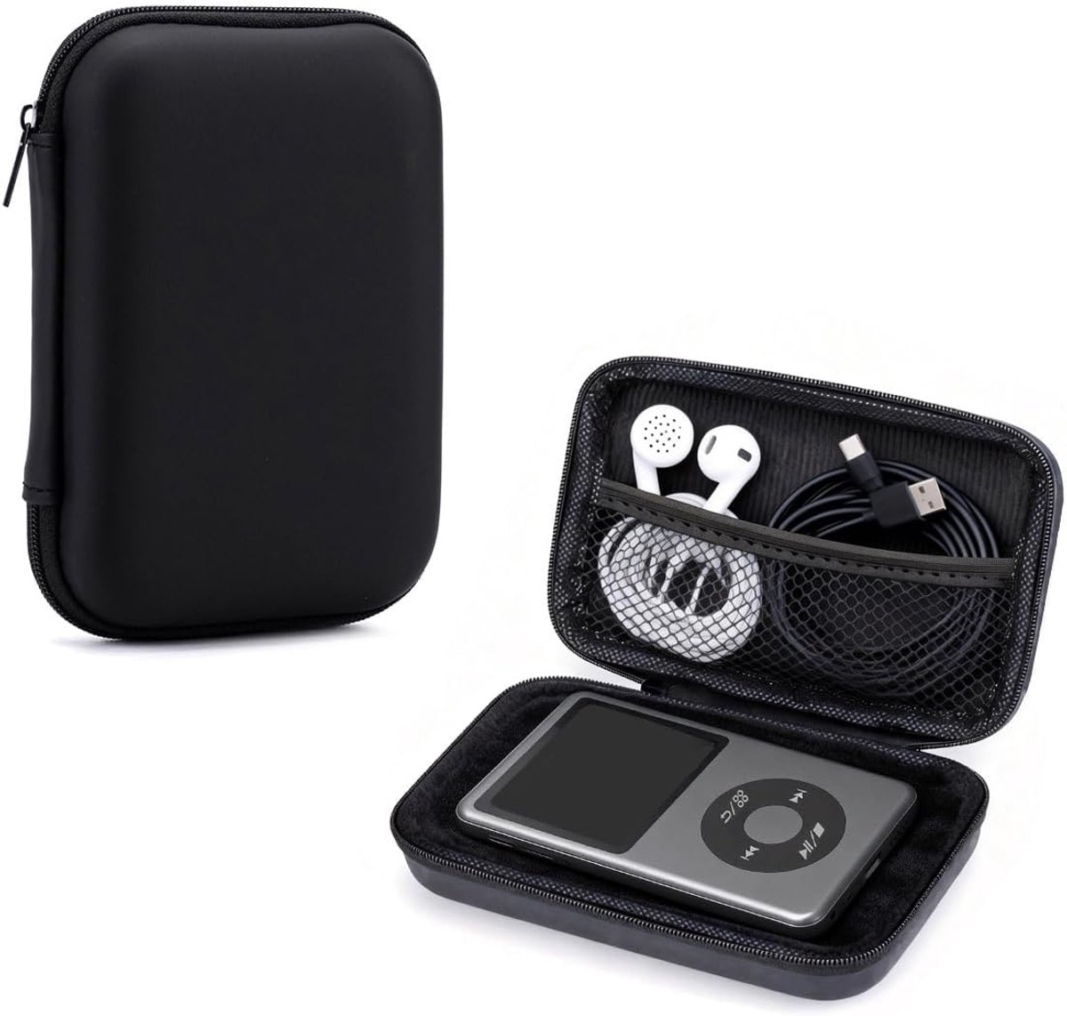 Compatibel met Innioasis Y1 MP3-speler Case schokbestendig, lichtgewicht, duurzaam, EVA-harde schaal, beschermhoes, compatibel met Innioasis Y1 HiFi MP3-speler
