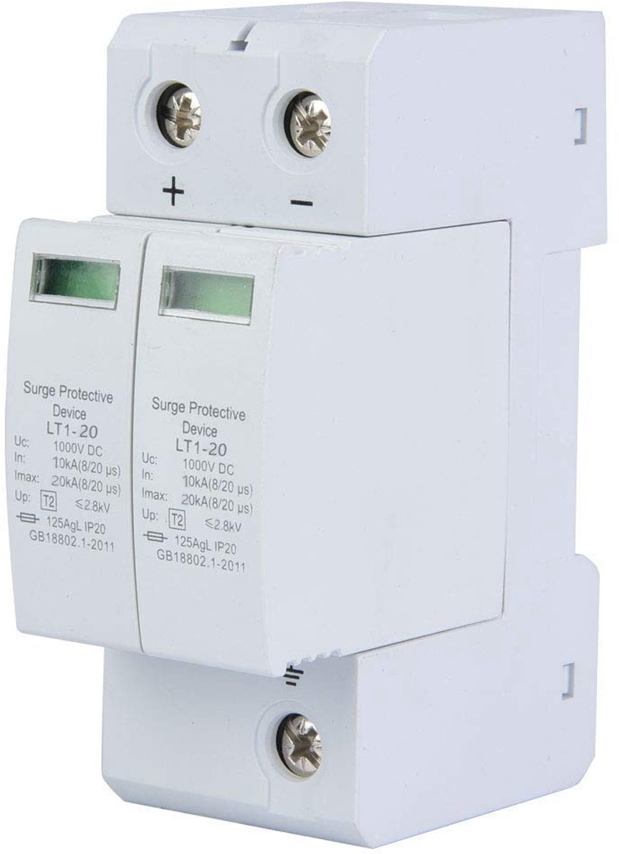 250V DC Overspanningsbeveiliging, 2-polige Arrester voor Circuitbeveiliging en Apparatuur Bescherming