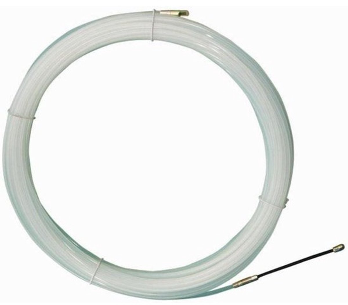 Nylon draadtrekker - Kabeltrekker voor monteurs - Leidingen trekken - Vast punt - 10 meter - Geel