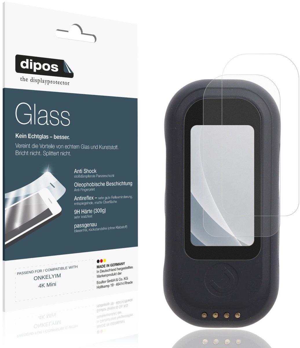 dipos – 2x Matte Pantserfolie geschikt voor ONKELYIM 4K Mini | 9H Screenprotector