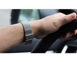Adallor Milanese armband, 22 mm, 20 mm, 18 mm, voor dames en heren, metalen bandjes voor smartwatches met gereedschap - ShopVlot